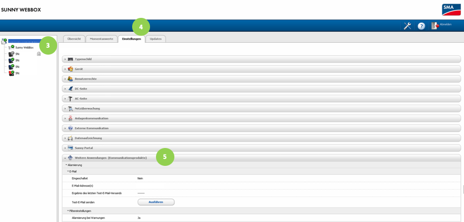 Sunny Explorer Configuration