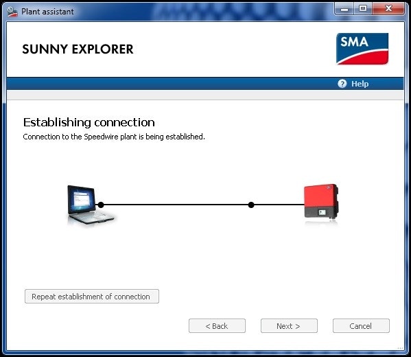 Sunny Explorer Login Screen