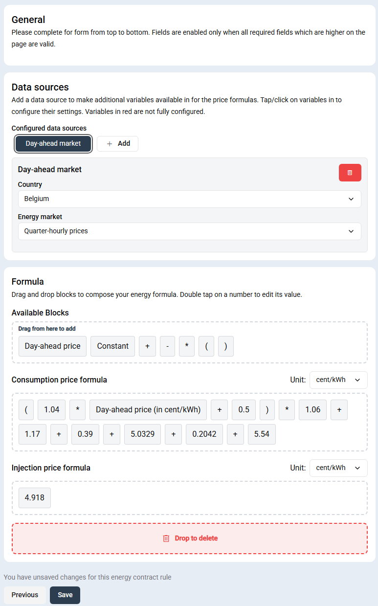 Example night rate