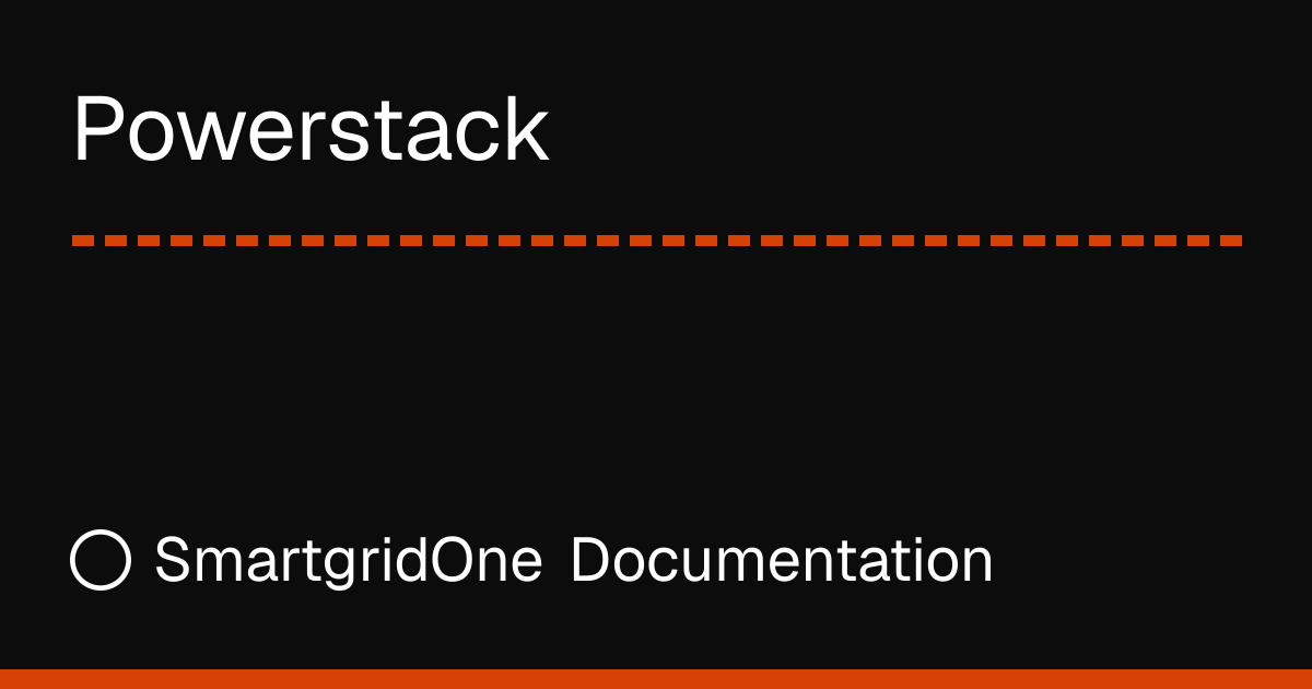 Power Stack Powerchart Powerstack | SmartgridOne Documentation